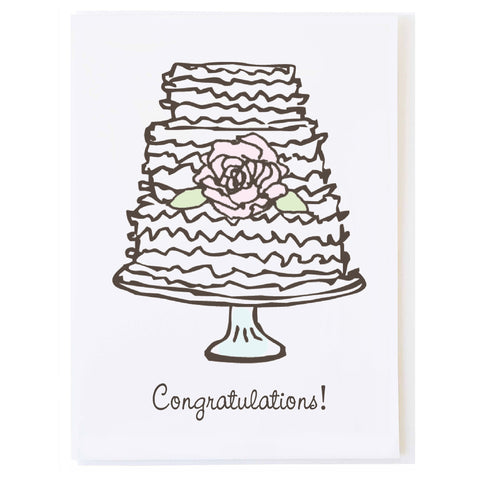 Rose Cake Congratulations