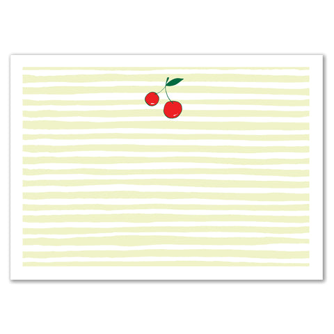 Cherries Stripes Announcement