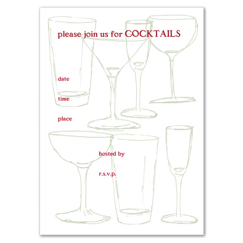 Cocktails Invitation