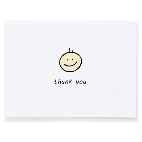 Baby Boy Thank You (small card)