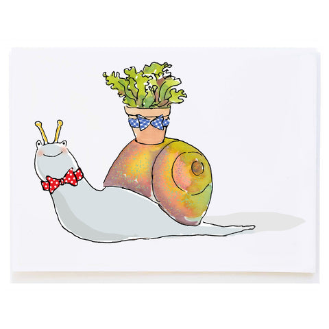 Snail with Lettuce