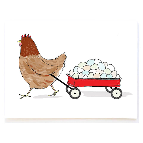 Hen and Wagon