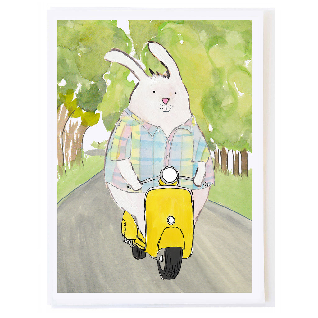 Rabbit on Moped