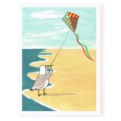 Seagull Flying Kite