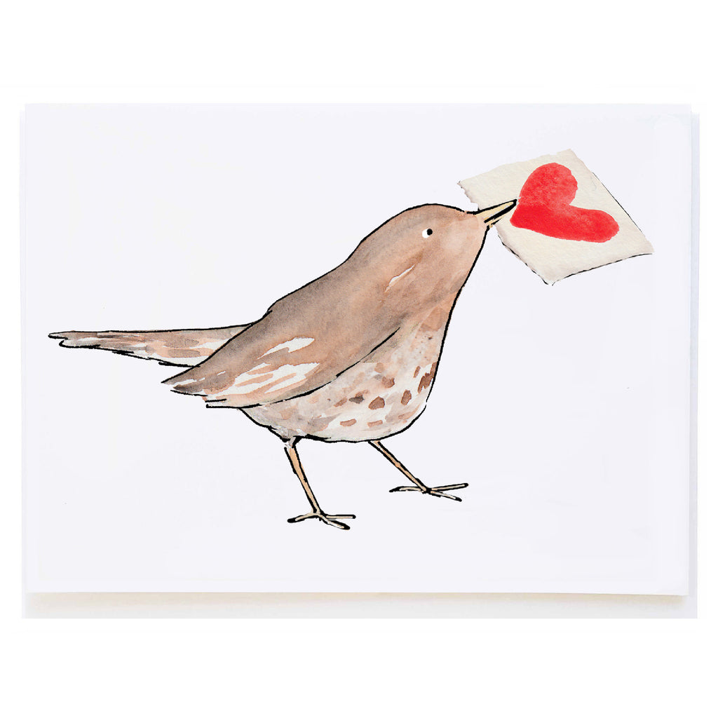 Sparrow with Card