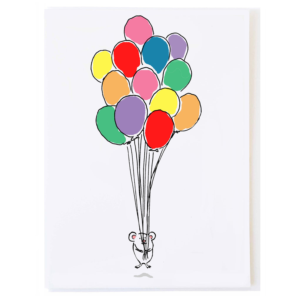 Mouse with Balloons