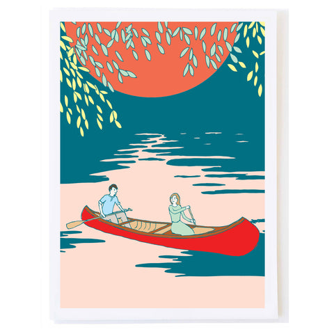 Moonlit Canoe