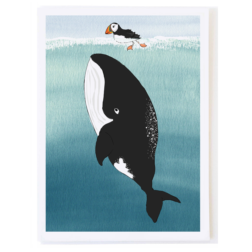 Puffin and Whale