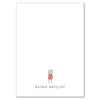 Coral Figure Personal Stationery