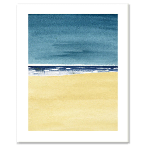 Stormy Beach Print