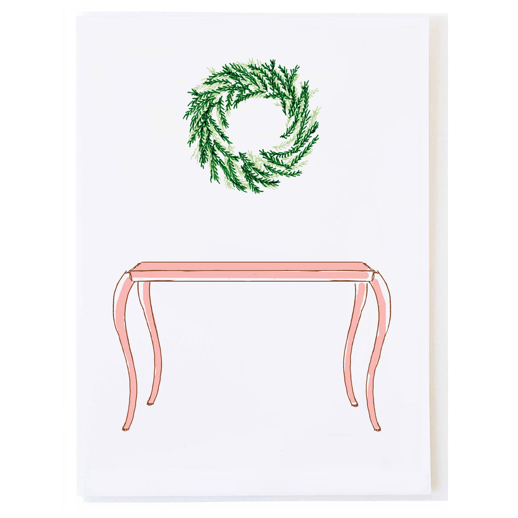 Wreath and Table
