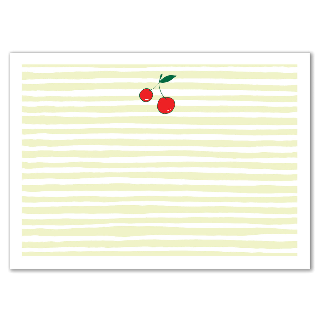 Cherries Stripes Announcement