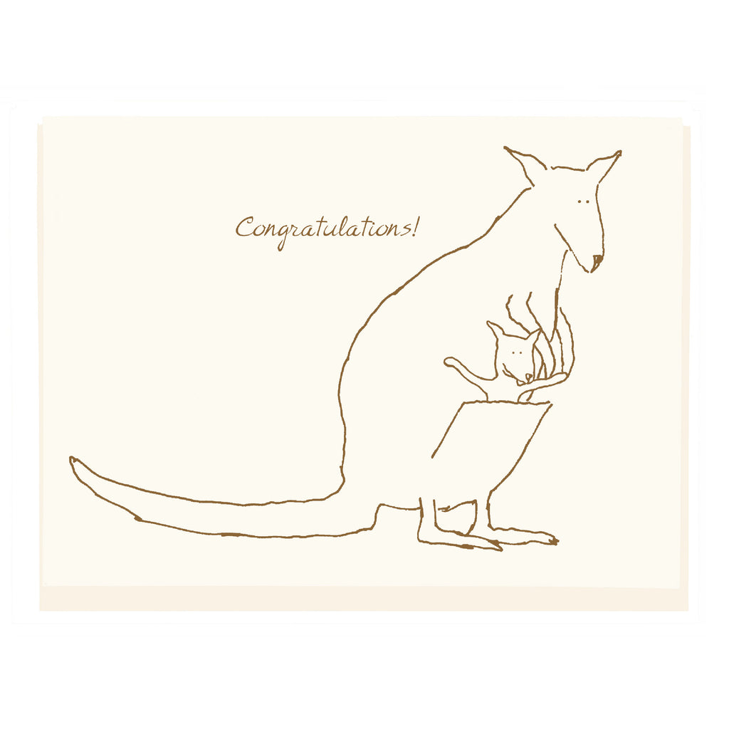 Kangaroo Congratulations