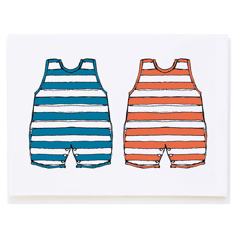 Striped Rompers